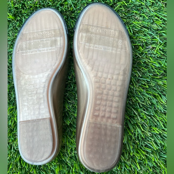 Mini Melissa Two Tone Flat Shoes - Picture 4 of 5